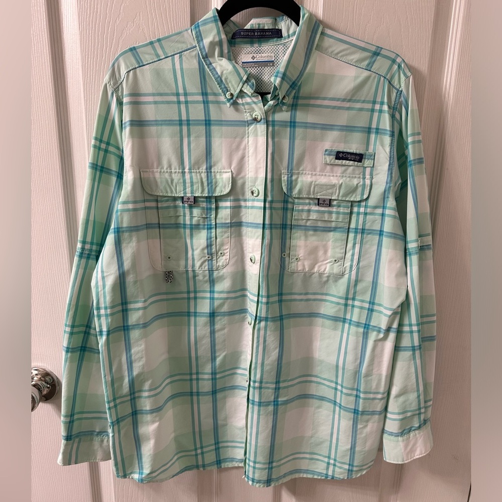 Columbia PFG Super Bahama Women’s Fishing Shirt, Large